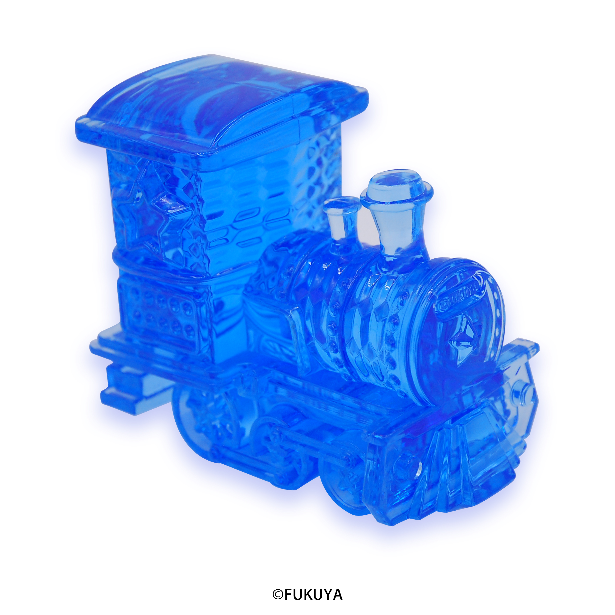 ACRYLIC DIAMOND CUT STEAMTRAIN MEGABIG