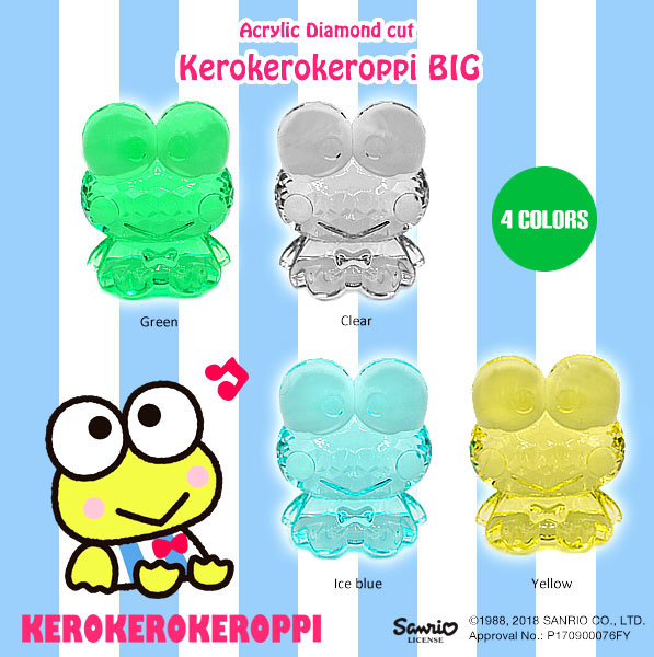 ACRYLIC DIAMOND CUT KERO KERO KEROPPI BIG