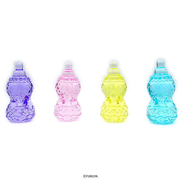 ACRYLIC DIAMOND CUT MILK BOTTLE BIG