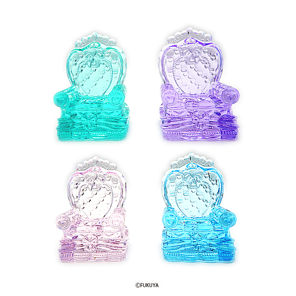 ACRYLIC DIAMOND CUT PRINCESS CHAIR BIG