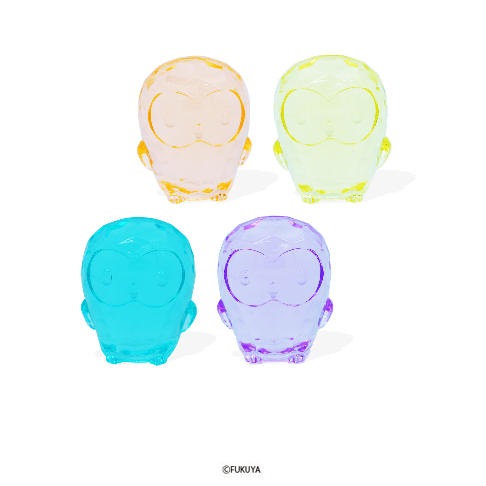 ACRYLIC DIAMOND CUT OWL BIG