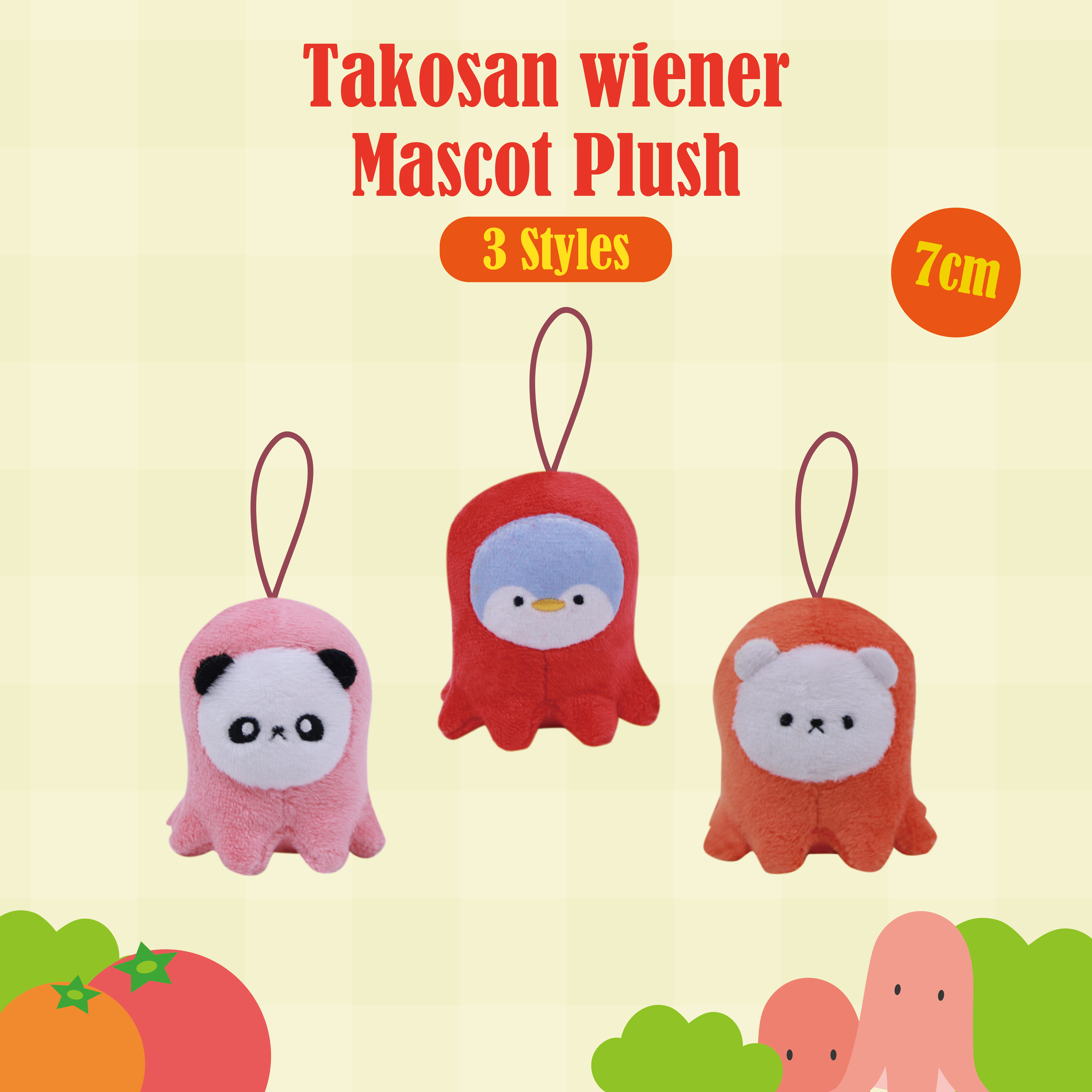 Tako-san wiener Mascot Plush