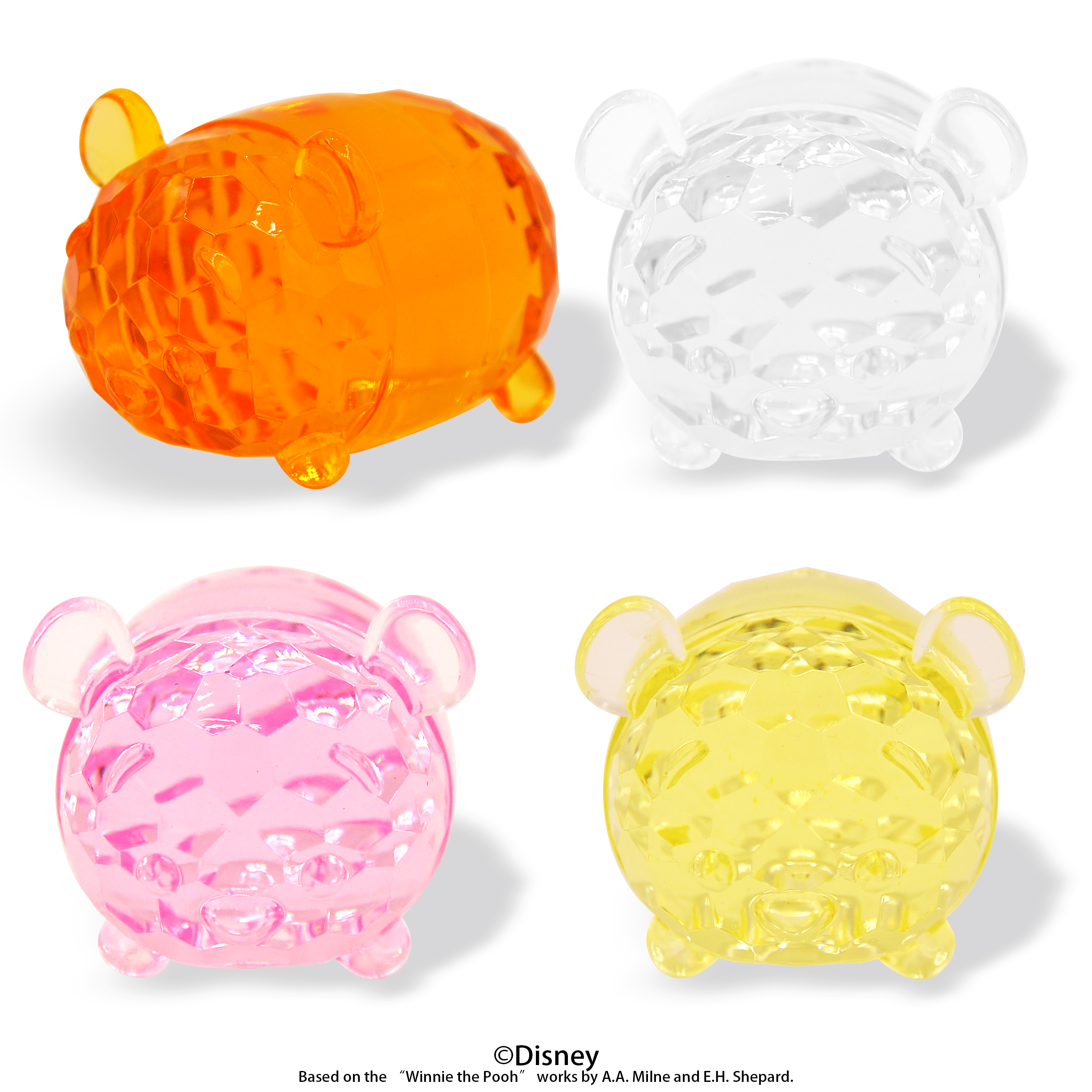 Acrylic Diamond Cut Pooh BIG Tsum Tsum 