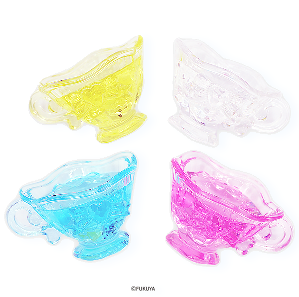 ACRYLIC DIAMOND CUT TEA CUP BIG 