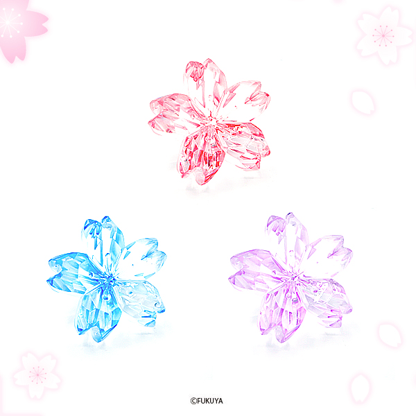 ACRYLIC DIAMOND CUT SAKURA BIG ~SPRAY COLOR~