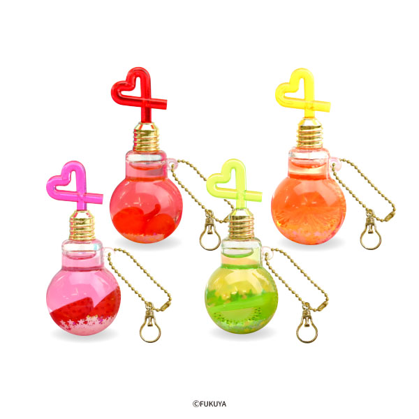Light bulb juice oil charm