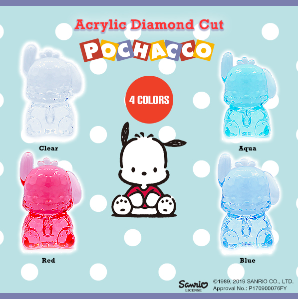 ACRYLIC DIAMOND CUT POCHACCO BIG